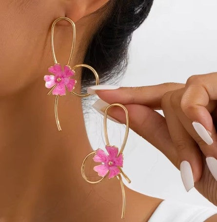 Dainty Spring Flower Earrings
