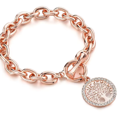 Tree Of Life Rhinestone Charm Bracelets