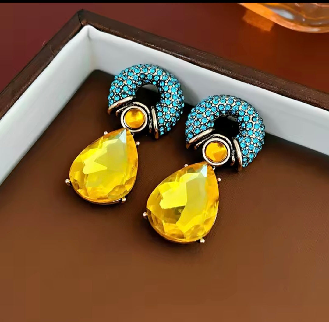 Vintage Egyptian Dangle Earrings