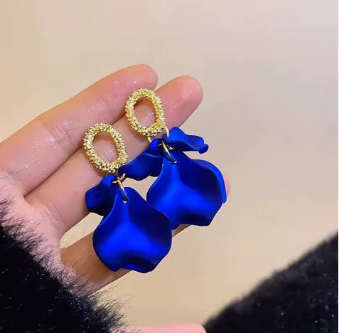 Small Spring Petal Earrings