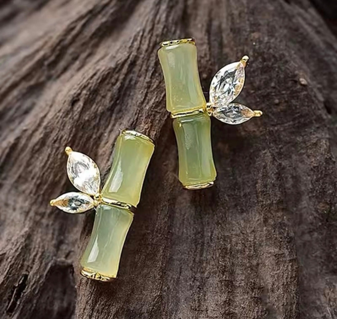 Bamboo Stud Earrings