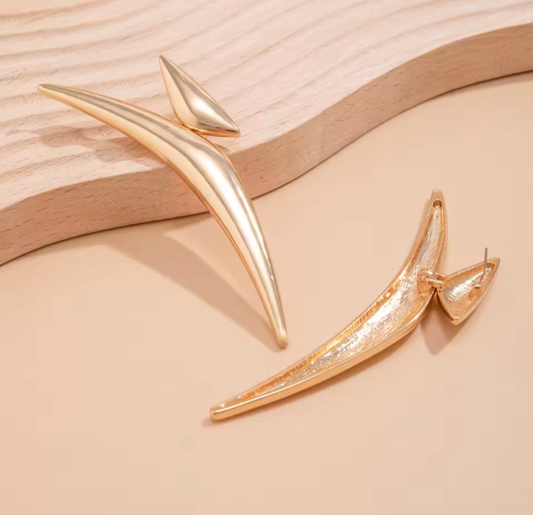 Geometric Angled Earrings