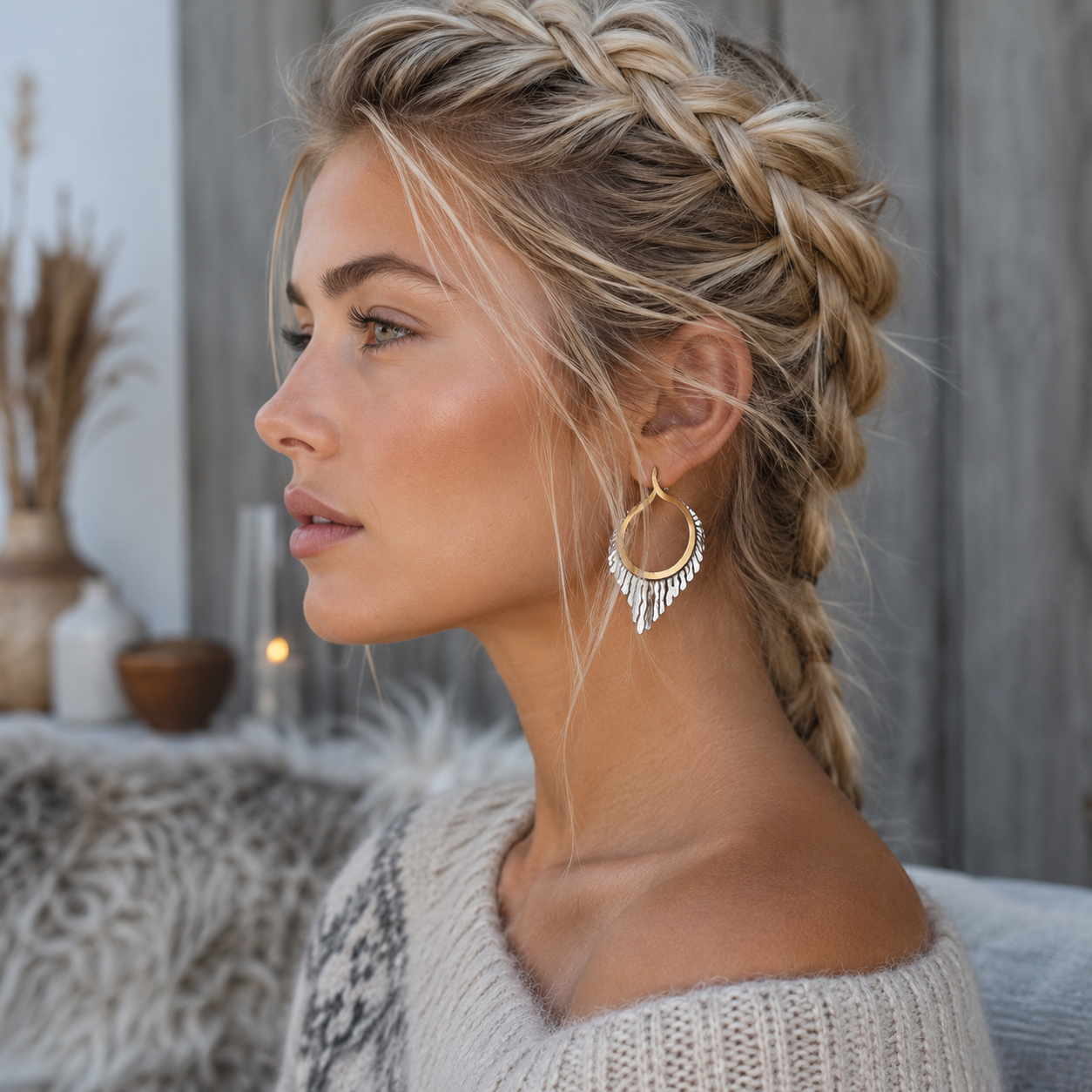 Boho Viking Earrings