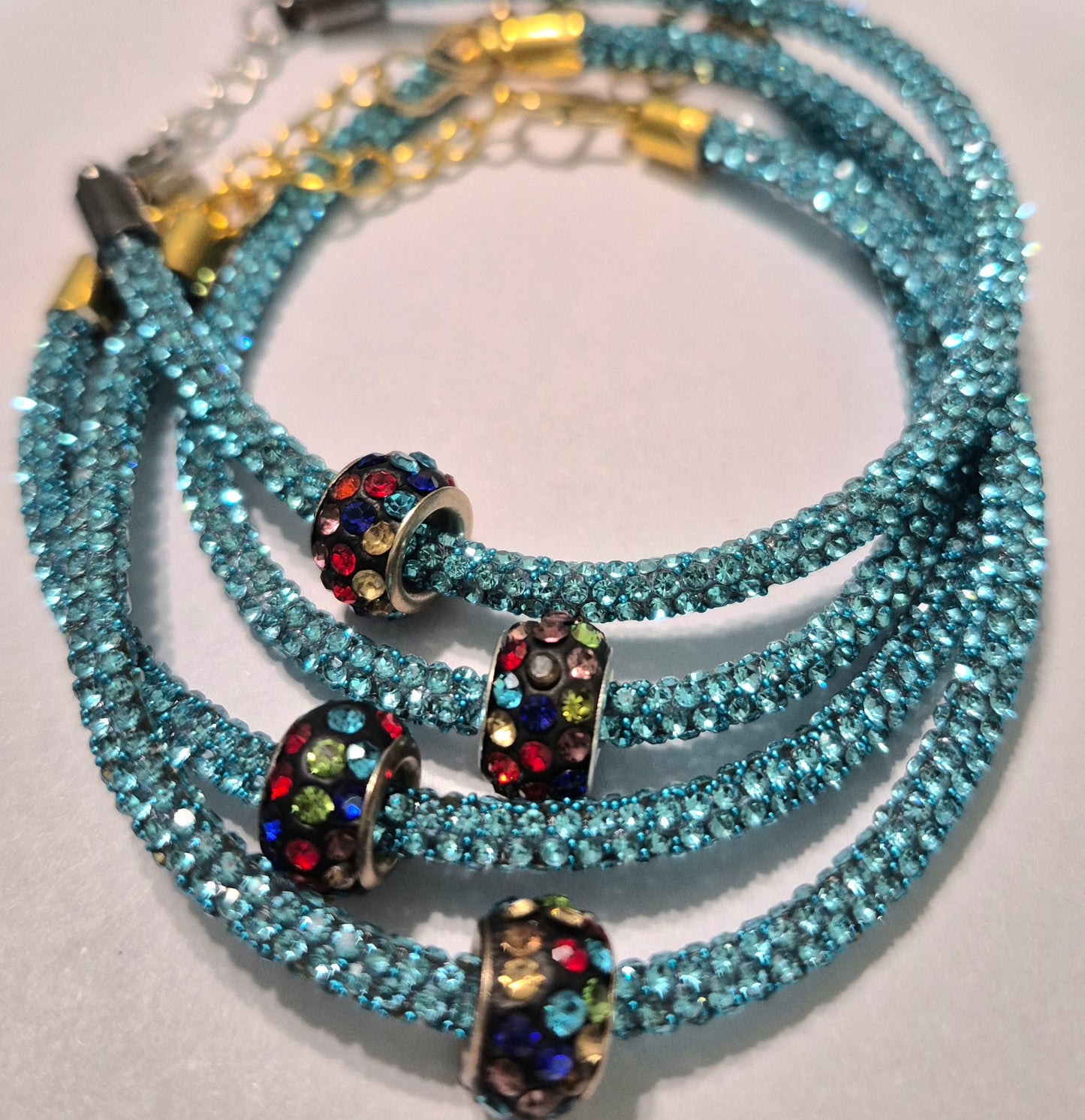 Shimmer Bracelets-Turquoise