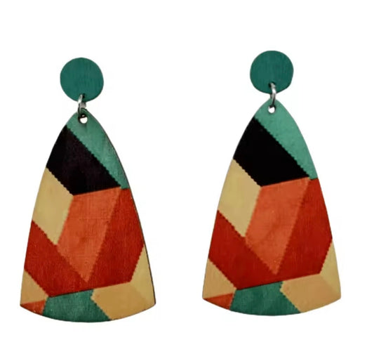 Unique Assorted Wood Earrings