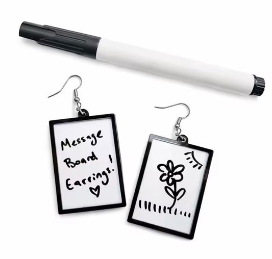 Message Board Earrings