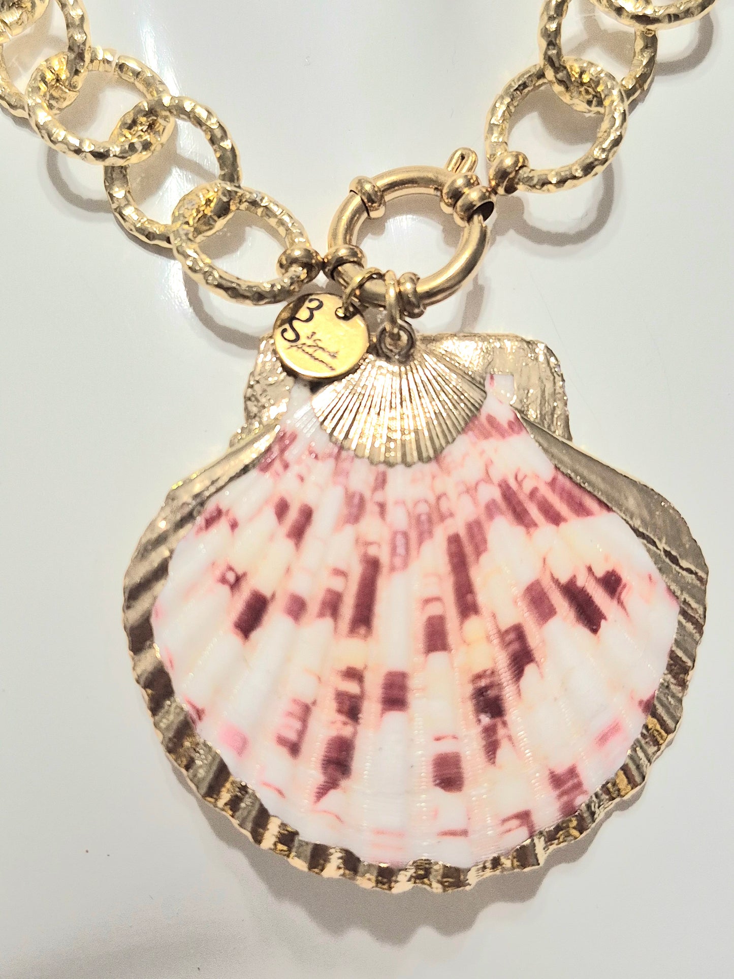 Gold Link Shell Necklace