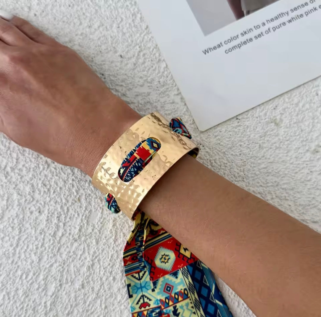 Large Cuff Bohemian Bracelet