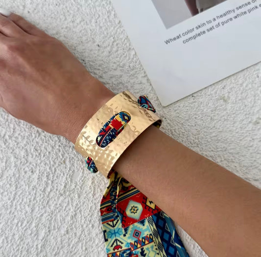 Large Cuff Bohemian Bracelet