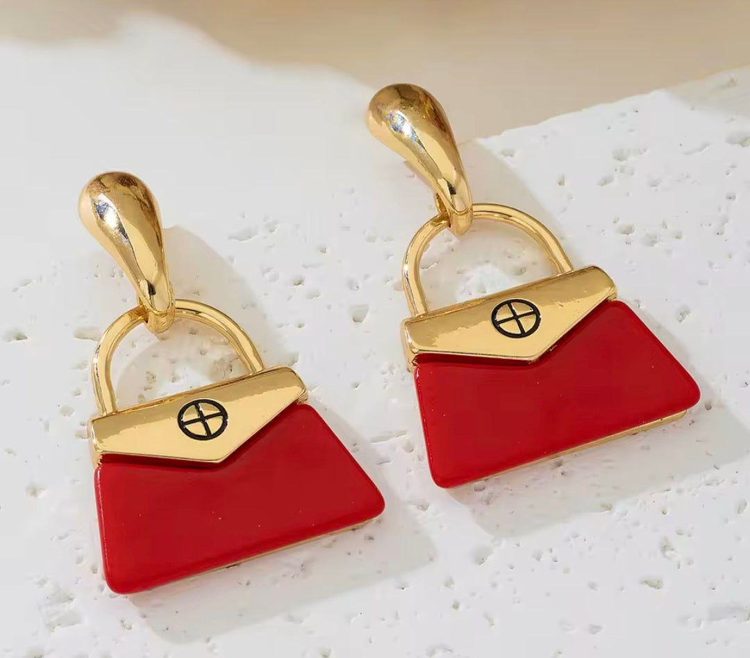 Purse Earrings