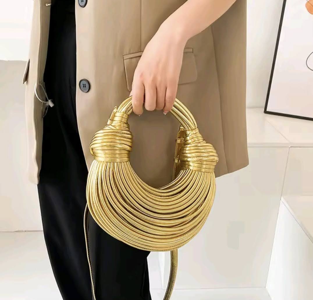Unique Noodle Knot Design Purse