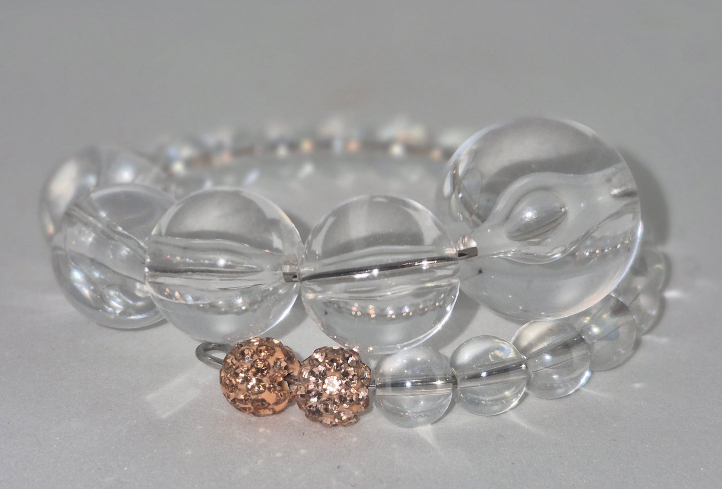 Nudes & Rhinestones Multicolored Bracelets