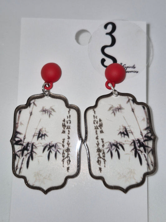 New Retro Chinese Pendant Earrings
