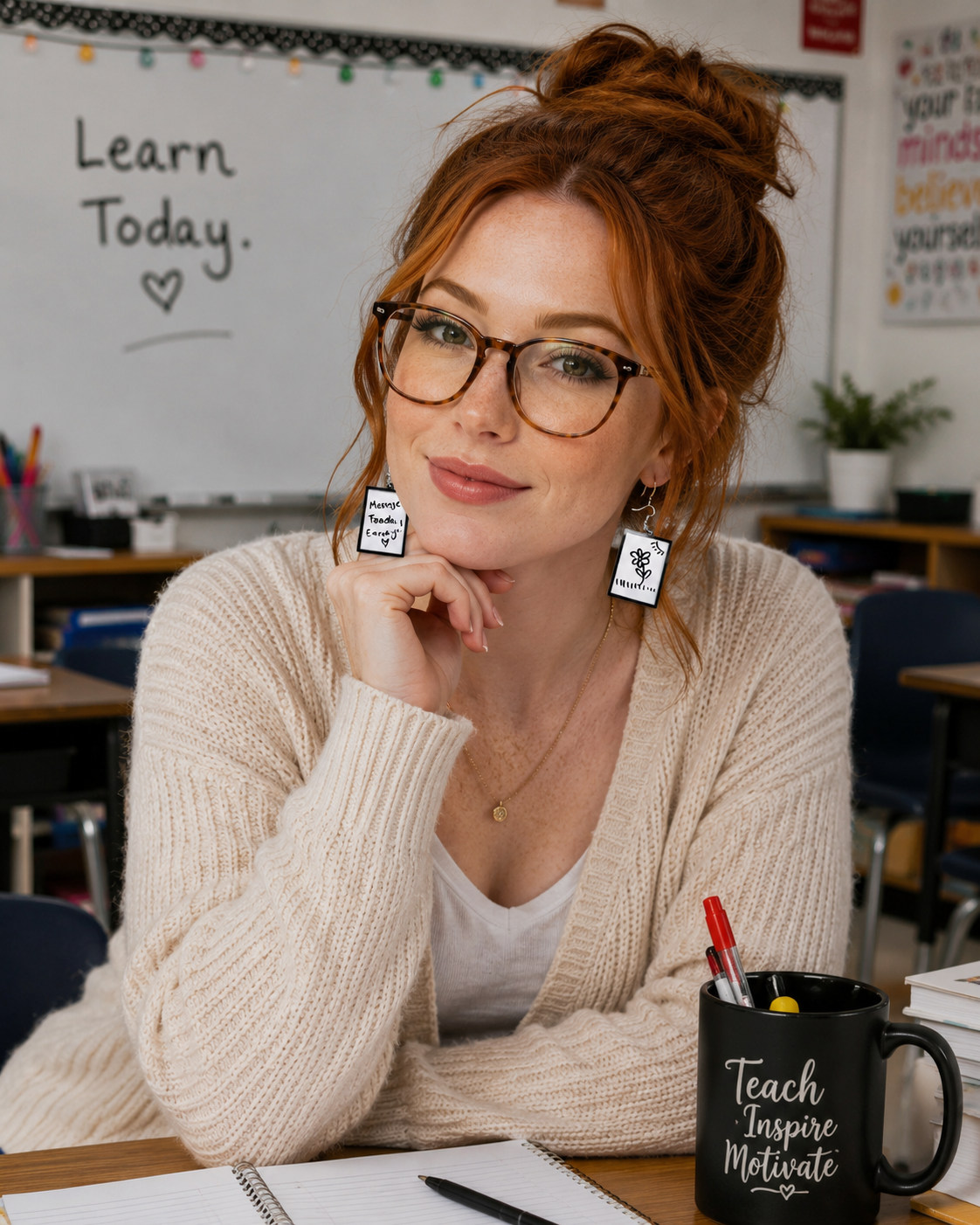 Message Board Earrings