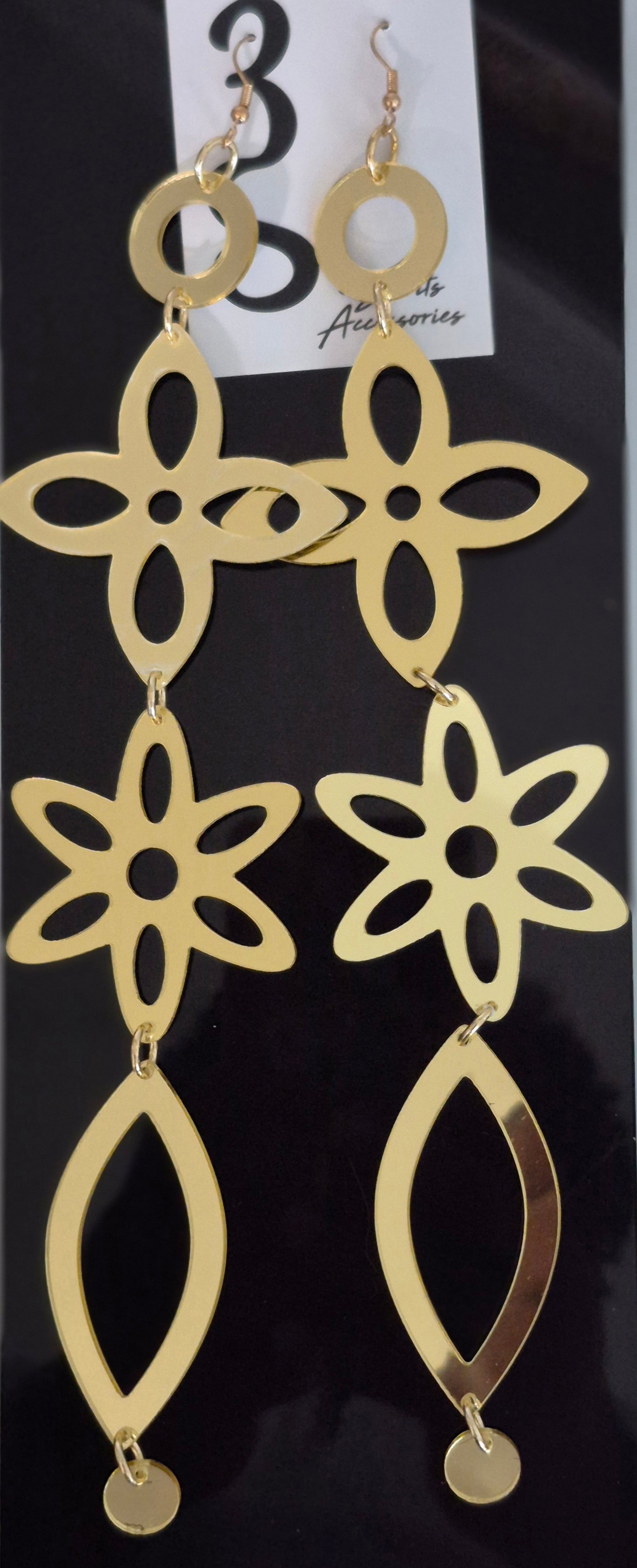 Uber Long Flashy Earrings