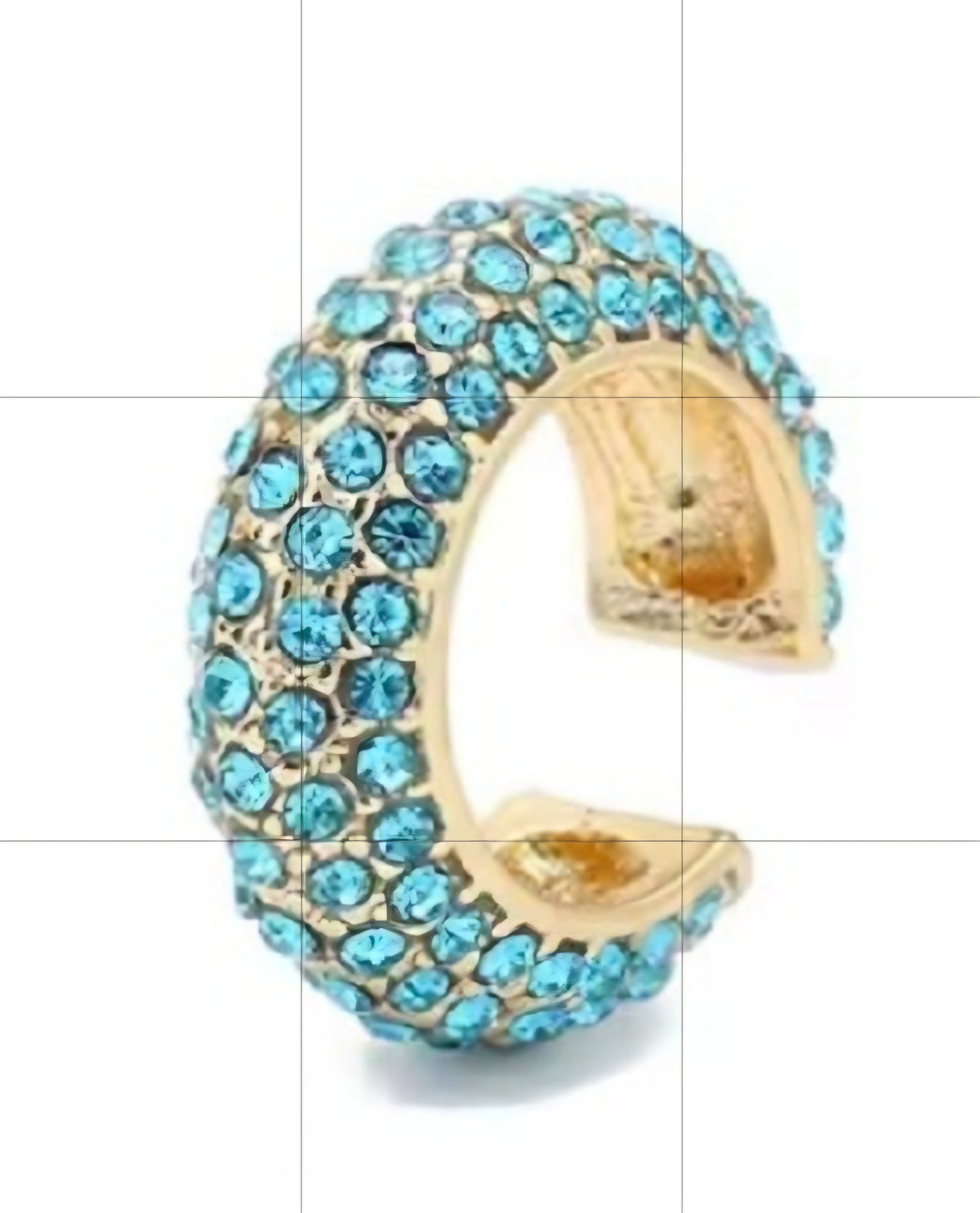 Edgy Rhinestone Ear Cuff