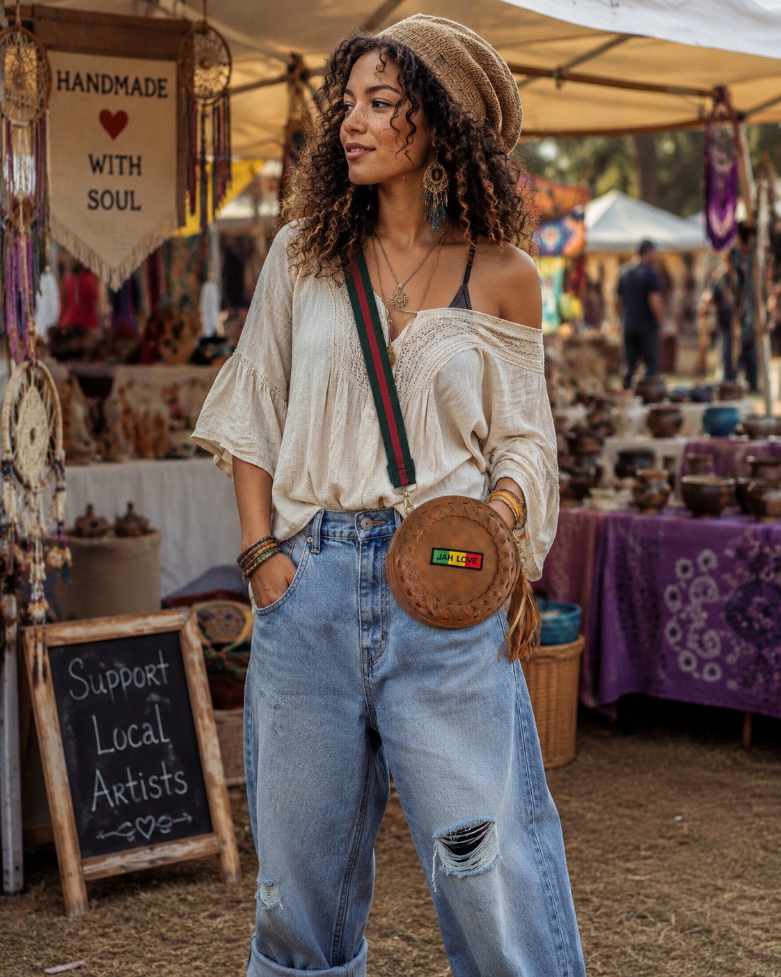 3 Spirits Boho Affirmation Purse