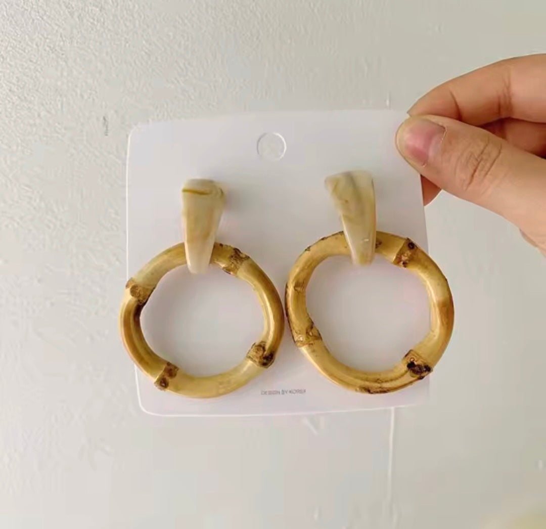 Bamboo Hoops