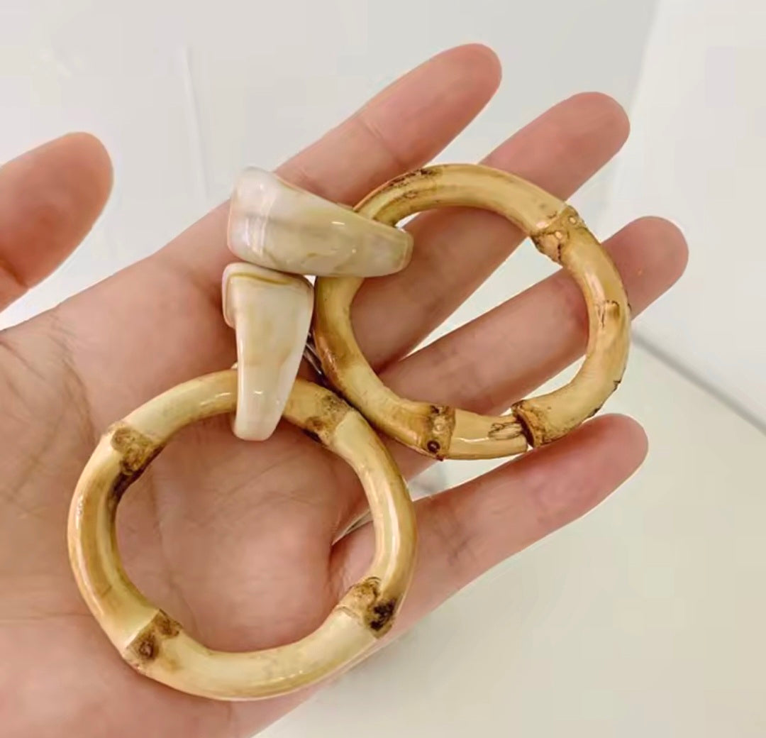 Bamboo Hoops