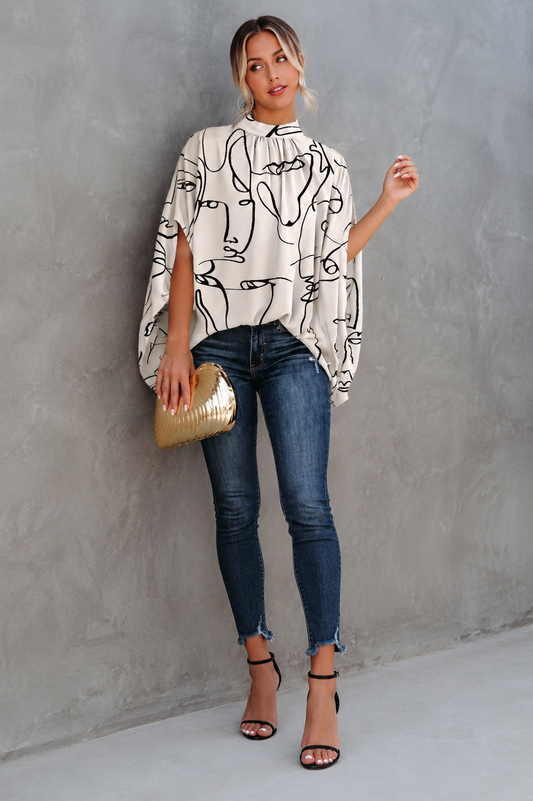 Avangard Batwing Blouse