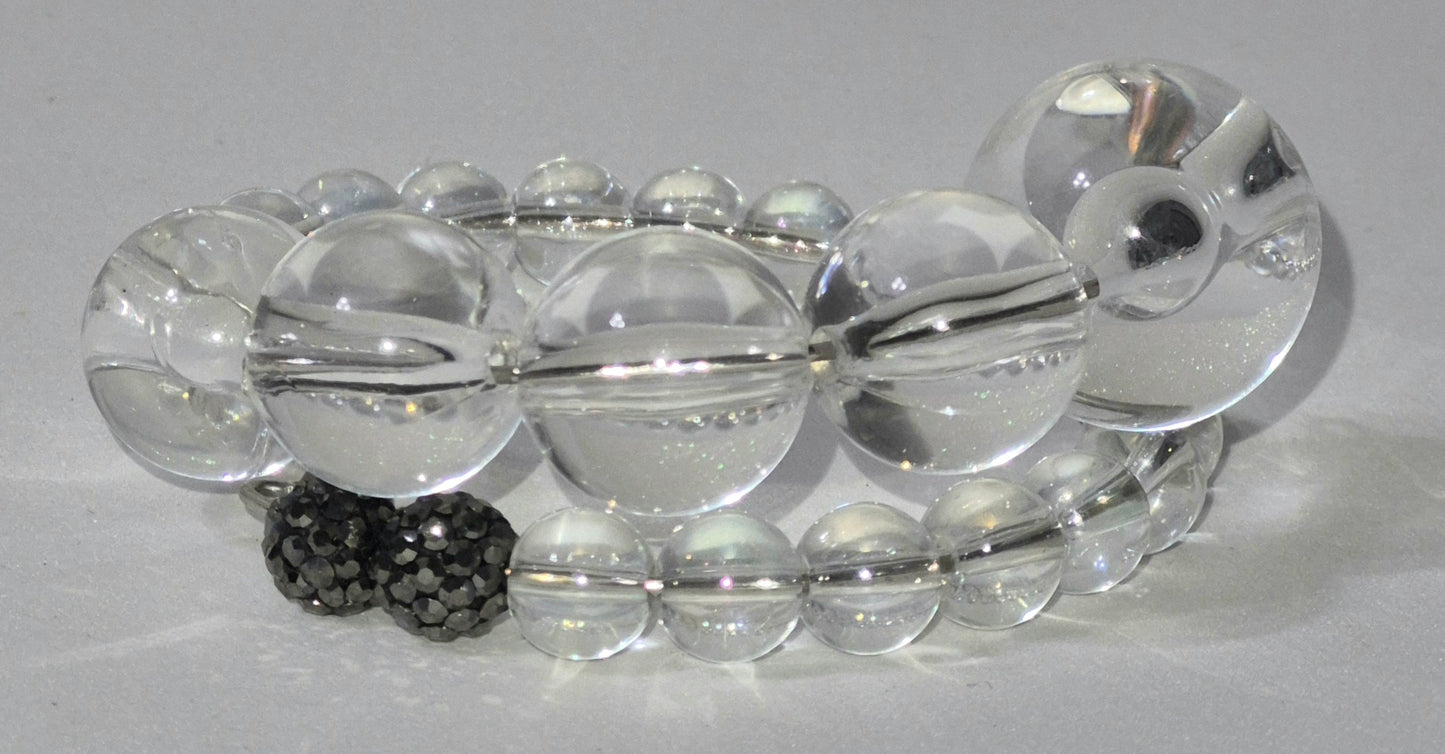 Nudes & Rhinestones Multicolored Bracelets