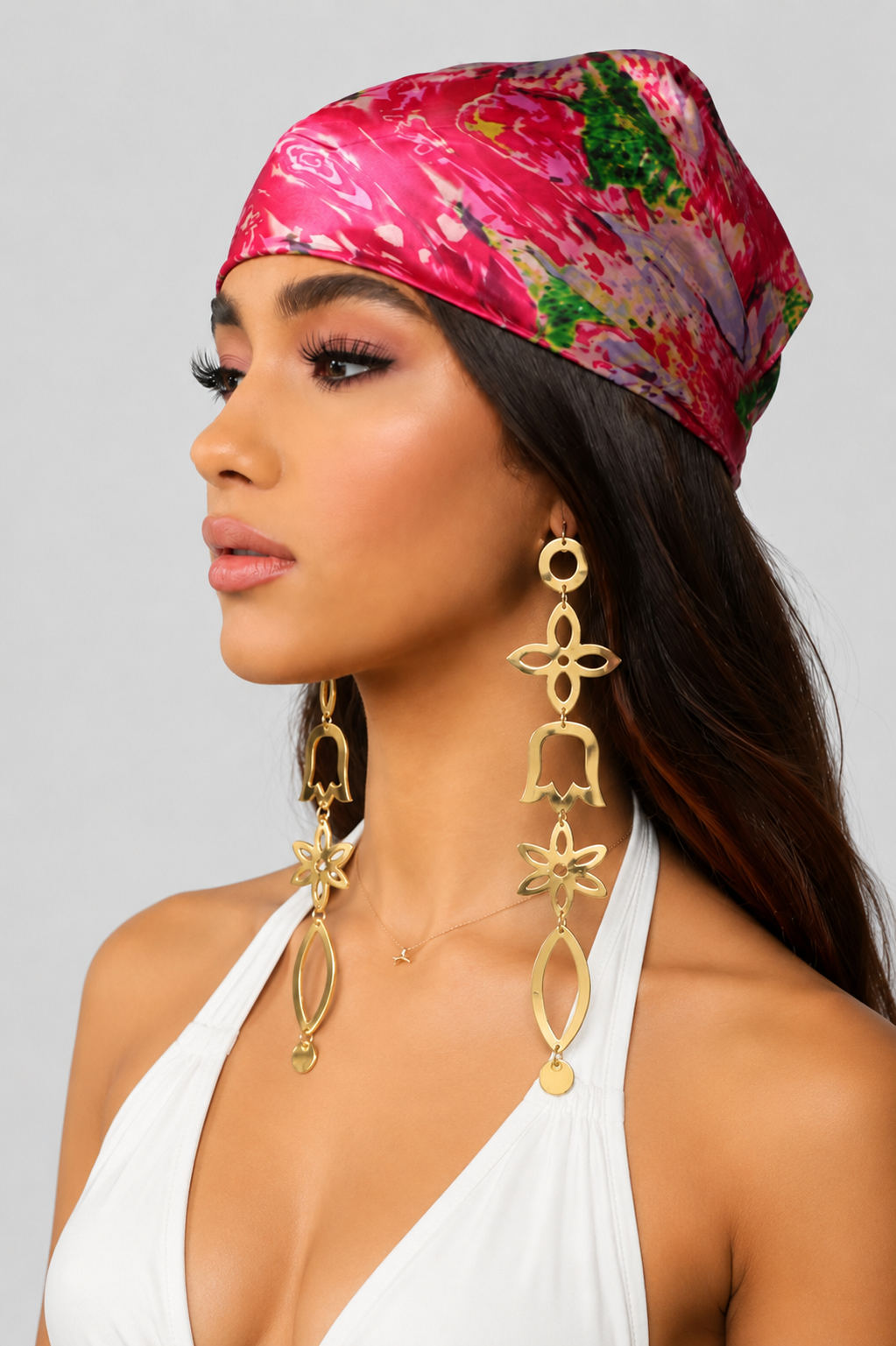 Uber Long Flashy Earrings