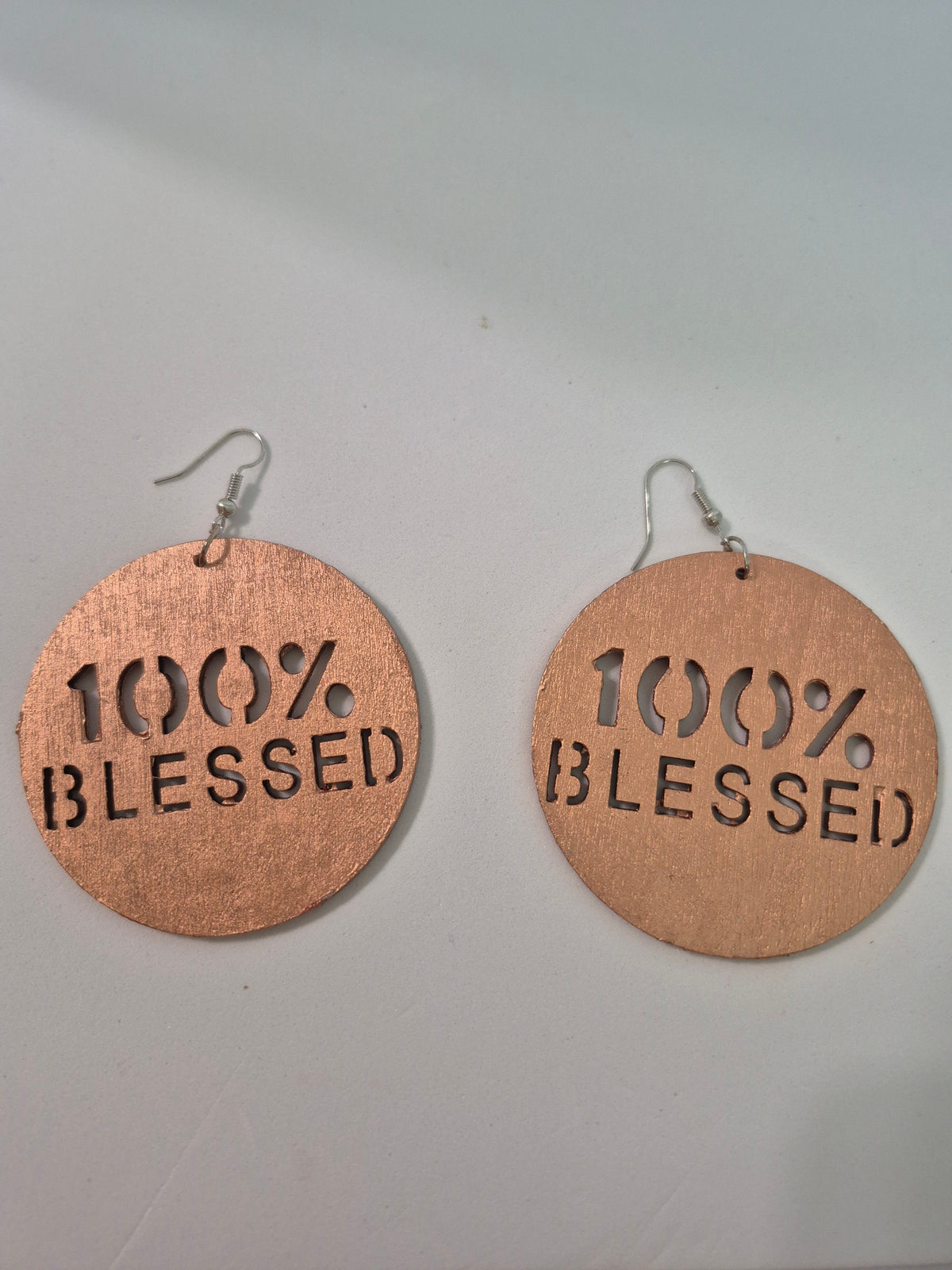 100% Blessed Wood Earrings